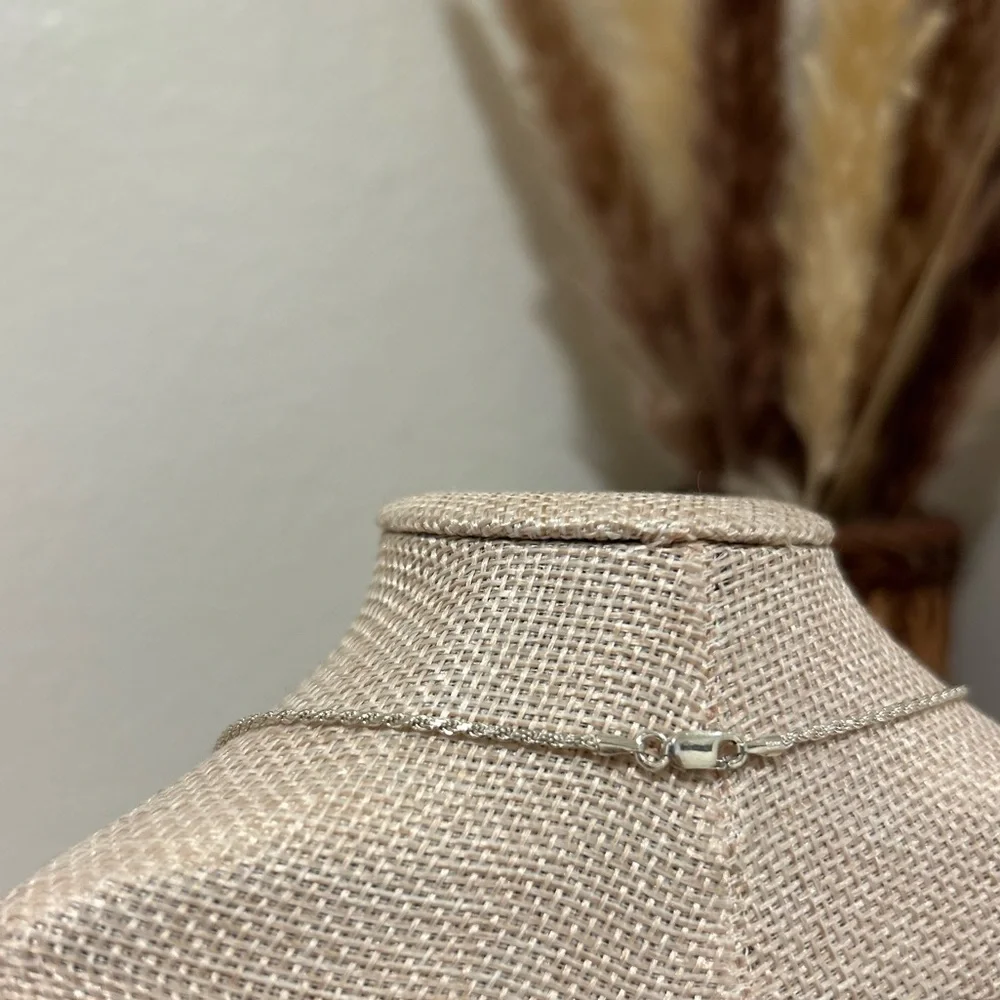 925 Sterling Silver Rope Chain Necklace